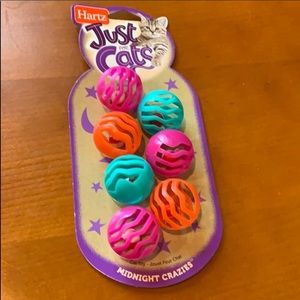 NWT Just for Cats Midnight Crazies 7 bell balls